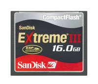 Sandisk Extreme III CompactFlash, 16GB (SDCFX3-16384-902)